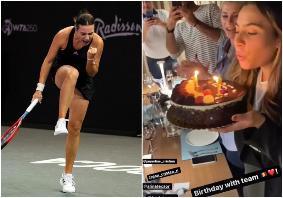 Gabriela Ruse și-a sărbătorit ziua de naștere la Oradea. Colegii din echipa de tenis a României i-au cântat „La mulți ani!”